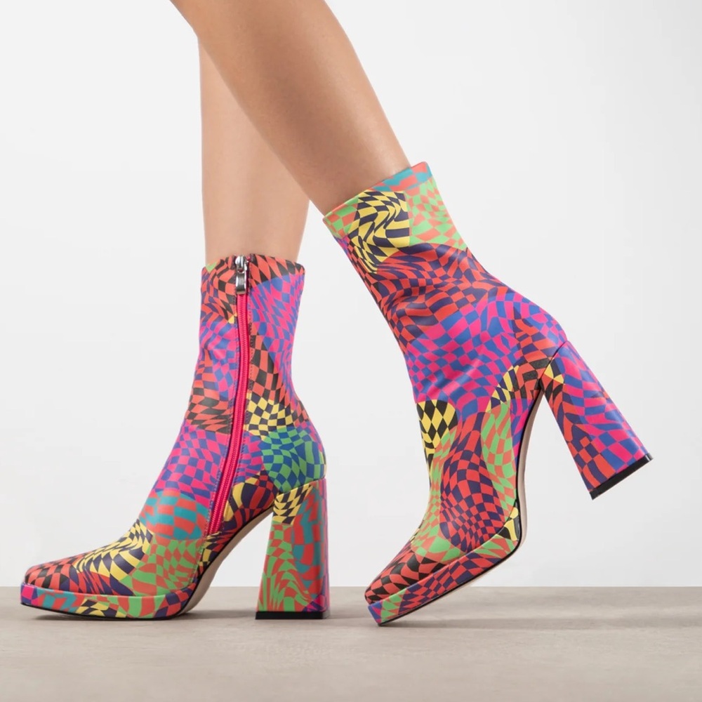 RAID Silonna Ankle Boot in Multi